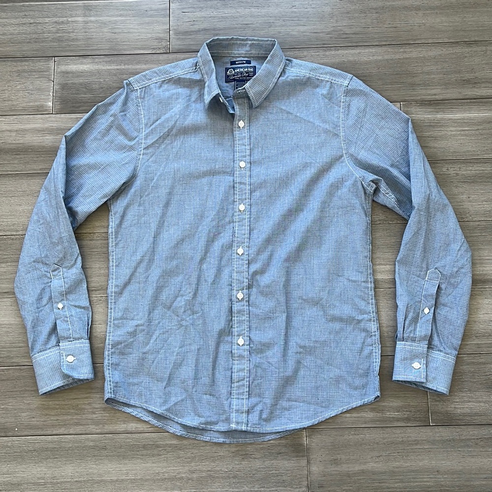 American Rag plaid dress shirt